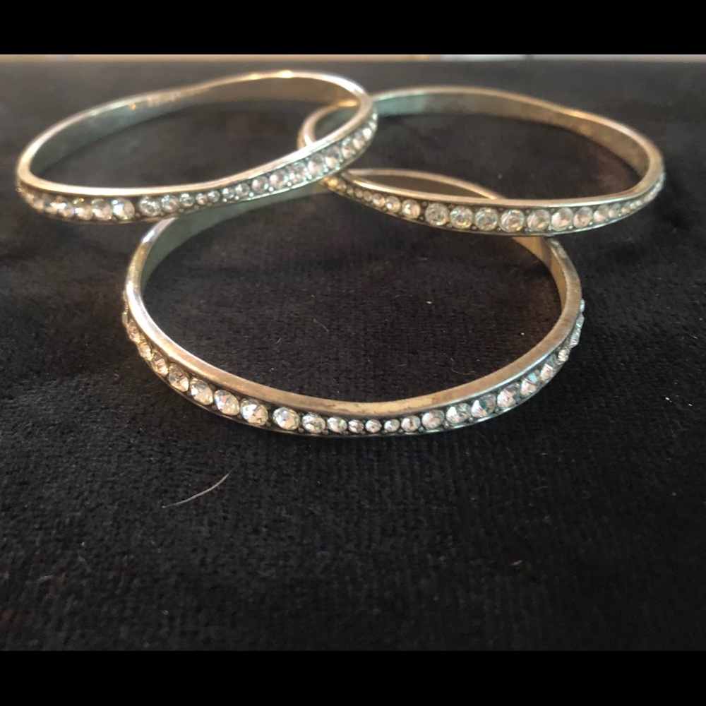 Set Of 3 Brighton Stackable Bangle Bracelets - image 4